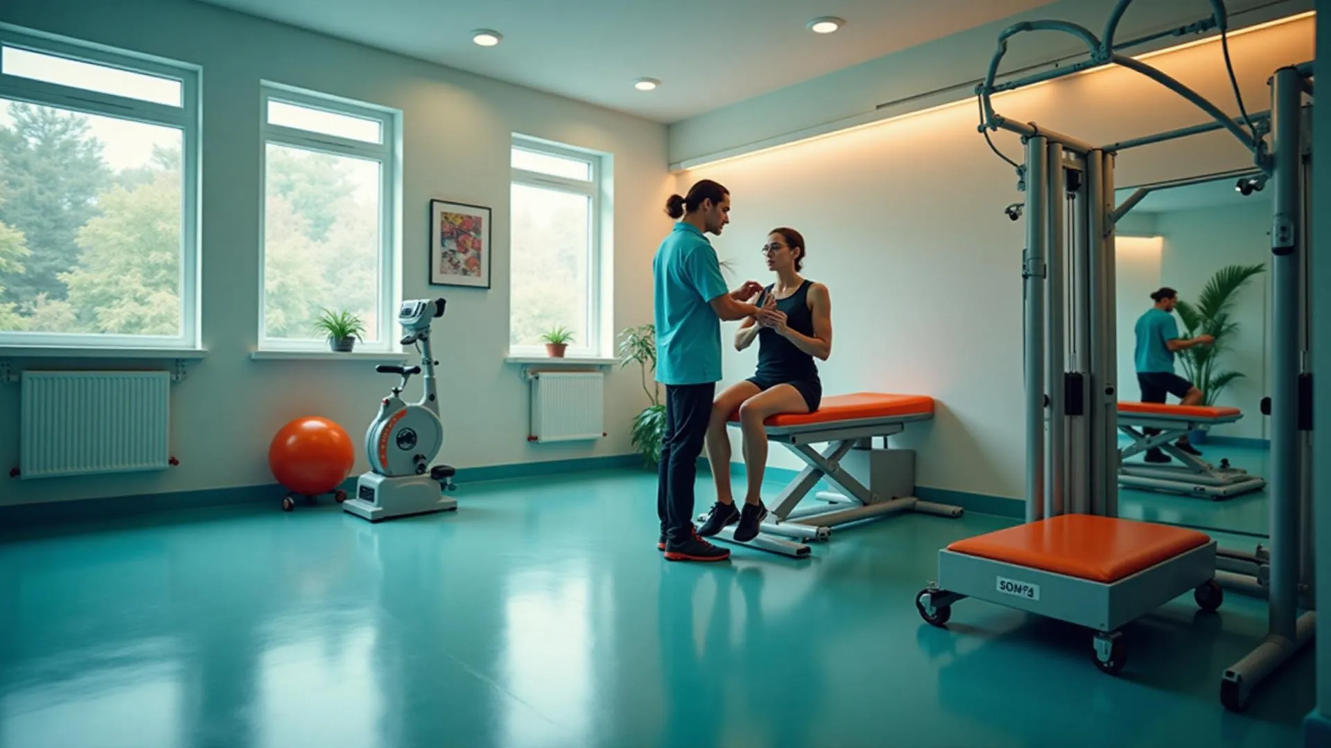 Physiotherapy session at Apex Performance & Health